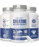 CLN Labs Creatine Monohydrate Capsules - 360 Count | Unflavoured Powder in Easy Swallow Capsules | Made in UK - Buy Online on GoSupps.com