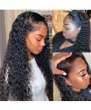 30 Inch Brazilian Water Wave Lace Frontal Wig â€“ Remy Human Hair for Black Women - Buy Online on GoSupps.com