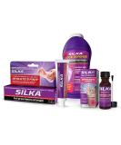 Silka Emergency Foot Care Kit - Max Strength Antifungal Liquid Odor-Fighting Powder & Cream for Athlete's Foot Jock Itch & Ringworm - Complete Healthy Feet Solution - Buy Online on GoSupps.com