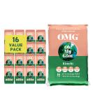 Oh! My Gim Seaweed Snack - 16 Pack Kimchi Flavor | Vegan Healthy Snack | Premium Korean Dried Algae Chips - Buy Online on GoSupps.com