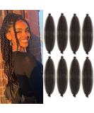 LPARMJIT 24 Inch Afro Twist Hair - 8 Packs Pre-separated Kinky Marley Twist Extensions for Soft Butterfly Locs - High Quality 4# Color - Buy Online on GoSupps.com