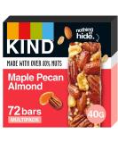 KIND Bars Bulk Pack Maple Pecan Almond High Fibre Gluten Free Snack Bars No Artificial Colours Flavours or Preservatives 72 x 40g bars - Buy Online on GoSupps.com