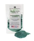 Biodegradable Emerald Equinox Glitter 1/4 oz - Plant Cellulose Earth-Friendly for Body, Cosmetics, Crafts, DIY Projects - Mix with Lotions, Gels, Oils, Face Paint - Buy Online on GoSupps.com