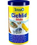 Tetra Cichlid Sticks - Premium Fish Feed for Cichlids & Large Ornamental Fish | 320g (1L) Floatable Feeding Sticks - Buy Online on GoSupps.com