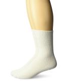 Carolina Ultimate Men's Diabetic Non-Binding Dress Crew Socks 2 Pack - Large White - Buy Online on GoSupps.com