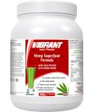 Hemp Protein Powder Organic with Probiotics Prebiotiocs and Superfoods - 100% Unflavoured Pure Complete Vegan Protein for Muscle Growth Energy & Nutrition - 1lb Jar Made in the UK - Buy Online on GoSupps.com