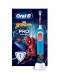 Oral-B Pro Kids Electric Toothbrush | Christmas Gift for Kids | Spiderman Stickers | 2 Modes | Kid-Friendly Sensitive Mode | Ages 3+ | 2 Pin UK Plug | Blue - Buy Online on GoSupps.com