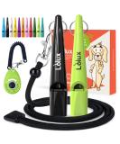 LIOLUX Professional Dog Whistles - 2 Pack with Clicker & Lanyard | Loud & Clear Training Tool for Dogs - R tter Refraction DG Gr n/Schwarz - Buy Online on GoSupps.com