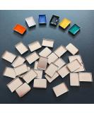 FCLUB Empty Mini Shallow Eyeshadow Metal Palette Pans for Melting Lipstick Pressed Powders - 100 Pack 100pcs Rectangle Metal Pans - Buy Online on GoSupps.com