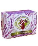 Tierra Mia Organics Lavender Body Bar Soap - 4.2 oz | Gentle Natural Made for All Skin Types - Buy Online - Buy Online on GoSupps.com