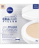 NIVEA 3in1 Anti-Age Care Cushion for natural tint and moisture for medium skin types 15 ml 15 g (1 pack) - Buy Online on GoSupps.com