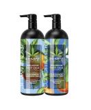 Hempz Grapefruit & Peach Scent Shampoo & Conditioner Set - Hydrating, Softening, Moisturizing with Biotin - 33.8 fl oz - Buy Online on GoSupps.com
