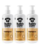 BuddyCares Oatmeal Dog Shampoo - Soothing & Moisturizing for Irritated Skin with Aloe Vera & Pro-Vitamin B5 (500ml x3) - International Shipping Available - Buy Online on GoSupps.com