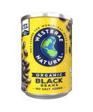 Westbrae Natural Organic Black Beans - No Salt Added, 25 Oz (Pack of 12) | Healthy & Delicious - Buy Online on GoSupps.com