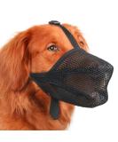 Adjustable Soft Dog Muzzle - Ideal for Small Medium & Large Dogs | Prevent Biting Licking Chewing | Perfect Fit for Snouts 9 -10 | International Shipping - Buy Online on GoSupps.com