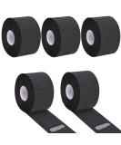 Noverlife 5 Pack Disposable Barber Paper Neck Strips - Black | Salon Haircut Styling & Coloring Wrap | Hairdressing Stretchy Neck Paper Tissue Roll - Buy Online on GoSupps.com