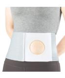 REAQER Adjustable Ostomy Hernia Belt (Hole 3.14") Unisex Stoma Support with Stoma Opening for Colostomy Bag to Prevent Parastomal Hernia L (Pack of 1) - Buy Online on GoSupps.com