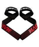 Beast Gear Train Aids for strength training and bodybuilding (2 Set) - Extra strong lifting straps with gel -knobs as a grip help for women men - optimal length 57cm - Buy Online on GoSupps.com