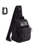 Mullet Dragon Black Tactical Sling Bag for Men - EDC Small Backpack with Molle Pack and Concealed Carry - Versatile One Strap Design for Fishing, Range, and Everyday Use - Buy Online on GoSupps.com
