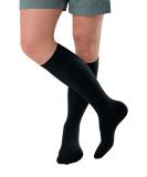 JOBST forMen Ambition Knee High Compression Socks - 20-30 mmHg SoftFit Technology Ribbed Dress Style Closed Toe - Black - Buy Online on GoSupps.com