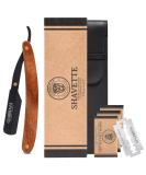 Guardenza Open Razor Set - Premium Barber Knife with 30 Blades & Lid for Smooth Shaving - Ship Worldwide - Buy Online on GoSupps.com