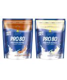 Inko Active Pro 80 Protein Shake - Hazelnut & Vanilla (2 x 500g) - Premium Quality 1kg International Shipping - Buy Online on GoSupps.com