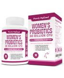PURELY OPTIMAL Premium Probiotics for Women - 60 Billion CFU  30 Capsules - Buy Online on GoSupps.com