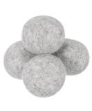sourcing map 4 Pcs Wool Dryer Balls 2.4 Inches Wool Laundry Dryer Balls for Reducing Clothing Static and Wrinkles Light Grey 2.4" Light Grey - Buy Online on GoSupps.com