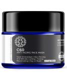 C60 Anti-Aging Face Mask 50ml | Organic Green Tea Aloe & Vitamins | Global Best Seller for Men & Women - Buy Online on GoSupps.com