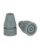 Thomas Fetterman Tornado SB Cane Crutch Tips - Fits 3/4 to 1 Shafts - Gray Pair - Buy Online on GoSupps.com