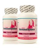 Nutrisalud Hormonal Balance Supplement - Natural Hormone Balancing for Women - 2 Bottles of 90 Capsules Each - 3 Month Treatment - 100% Natural - Buy Online on GoSupps.com