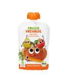 Cheeky friends Bio Quetschie apple pear carrot & pumpkin fruit muse in a squeeze bag for babies from the 6th month gluten-free & vegan 6x 100g) apple pear carrot & pumpkin 100 g (6 Pack) - Buy Online on GoSupps.com