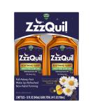 ZzzQuil Nighttime Sleep Aid Liquid 50mg Diphenhydramine HCl | Chamomile Honey Flavor | No.1 Sleep Aid Brand | Fall Asleep Fast | Non-Habit Forming | 24 FL OZ - Buy Online on GoSupps.com