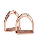 Korsteel Aluminium Stirrups Rose Gold 4.5" 4.5" Rose Gold - Buy Online on GoSupps.com