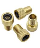 Bike Bits Brass Presta Valve Adapter - Convert Presta to Schrader - Inflate Tire Using Standard Bike Pump or Air Compressor (4 Pack) - Buy Online on GoSupps.com