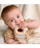 Nuby Natural Wood & Silicone Teether: Elephant  3M+  Gray (80802) - Buy Online on GoSupps.com