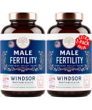Fertility Supplements for Men - Conception & Male Fertility Vitamin with Zinc, Maca, Ashwagandha, L-Arginine - 4 Month Supply (240 Pills) - Buy Online on GoSupps.com