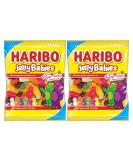 Jelly Babies Super Juicy Gummy Sweets Soft Chewy Candy 160g - 2x Share Bags - Buy Online on GoSupps.com