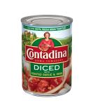 Contadina Canned Diced Roma Tomatoes with Roasted Garlic - 14.5-Ounce (Pack of 12) - Buy Online on GoSupps.com