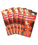 30 x WILHELM Hearing Aid Batteries Type 13 - PR48 ZL2 (1.4V/1.45V) - Long-Lasting Orange Batteries for Enhanced Hearing | Fast International Shipping - Buy Online on GoSupps.com