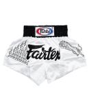Fairtex Muay Thai Boxing Shorts - Traditional White Large - Buy Online on GoSupps.com