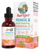 MaryRuth Organics Prenatal & Postnatal Omega-3 Liquid Drops - Orange - 2 Oz. - Buy Online on GoSupps.com