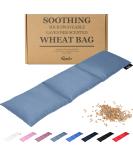 Wheat Bag for Pain Relief - Large Soothing Heat Pack Microwavable - Wheat and Lavender - Heated Neck Warmer for Neck and Shoulders Period Pain Relief and Back Pain - Comfortable Grey - Buy Online on GoSupps.com