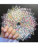 30 Sheet Colorful Flower Nail Art Stickers - 3D Adhesive Decals for Women | Cute Nail Designs & Supplies - Buy Online on GoSupps.com