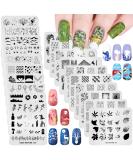 KADS Nail Stamp Plates Set - 20Pcs Leaves Flowers Animal Chinese Style Nail Art Stamping Templates - Buy Online on GoSupps.com