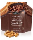 Tuscanini Premium Italian Chestnuts Seasoned with Salt & Pepper 3.5oz (12 Pack) - Roasted and Ready to Eat | High in Fiber & Antioxidants | Product of Italy | Certified Kosher - Buy Online on GoSupps.com