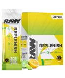RAW Replenish Box - Premium Lemon Lime Electrolytes Powder for Hydration & Recovery | 20 Sticks - Electrolyte Drink Mix Supplement for Endurance & Performance - Buy Online on GoSupps.com