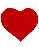 Cherry Stone Heart Pillow - 30x25cm Red Heat Cushion & Grain Pillow - Perfect Gift - Buy Online on GoSupps.com