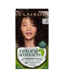 Clairol Natural Instincts Semi-Permanent No Ammonia Hair Dye 4 Dark Brown - 1 Count - Buy Online on GoSupps.com