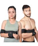 Wonder Care WC -Shoulder Immobilizer Arm Sling Elastic Brace for Clavicle Collar Bone Dislocation Subluxation Shoulder stabilizer Compression Brace After Rotator Cuff Surgery(30"-41") Black Universal(30"-41") - Buy Online on GoSupps.com